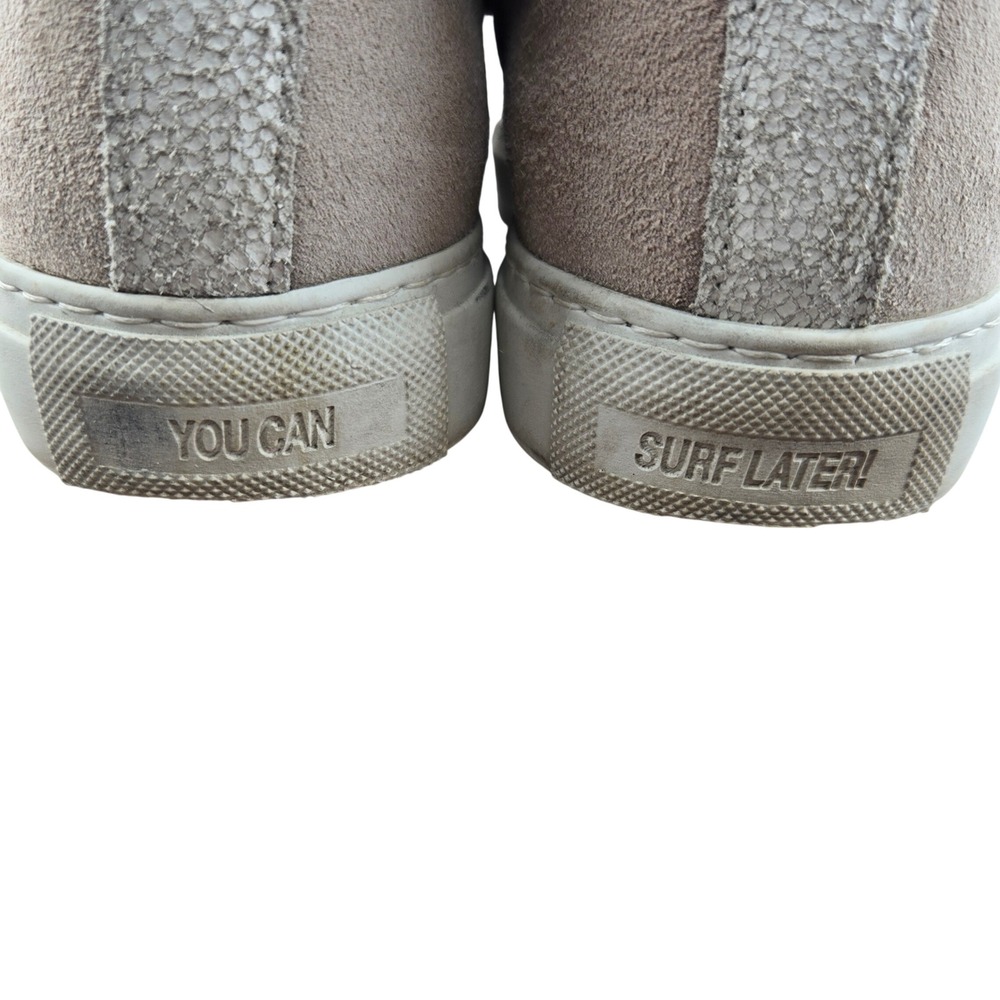P448 Skate High Top Sneakers Pink Suede Sherpa Lining EU 41 US Women 10.5 - Picture 8 of 15
